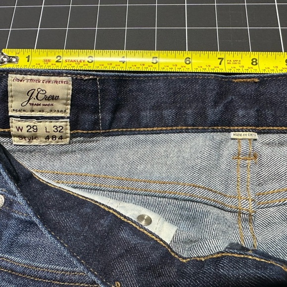 J. Crew Men’s 484 Dark Blue Slim Jeans - Picture 5 of 5
